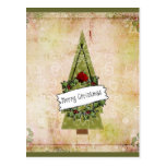 Árbol del navidad en julio tarjetas postales