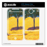 Árbol en Cornfeld en agosto Macke HTC Nexus One Calcomanía