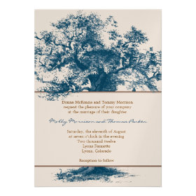 Arbor Banner Wedding Invitation