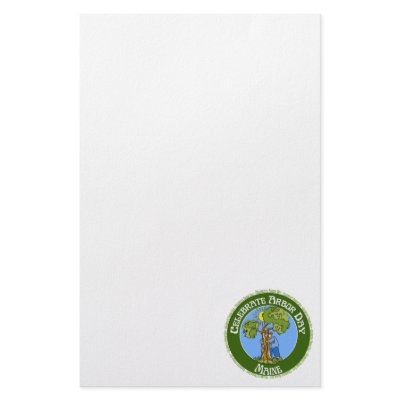 Arbor Day Maine Custom Stationery by shopaholicchick