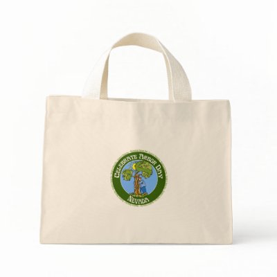 Arbor Day Nevada Tote Bags by shopaholicchick