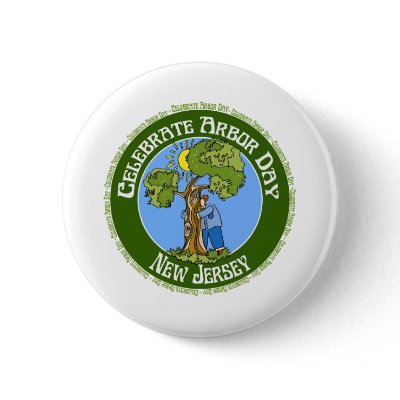 Arbor Day New Jersey buttons
