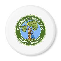 Arbor Day North Dakota magnets