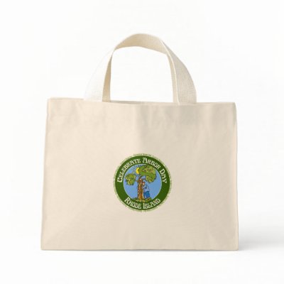 Arbor Day Rhode Island Canvas Bag by shopaholicchick