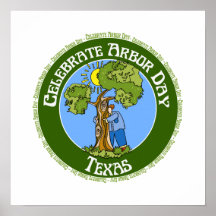 Arbor Day Texas Poster