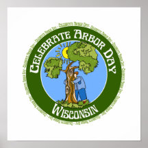 Arbor Day Wisconsin Poster