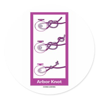 Arbor Knot sticker