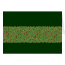 Arboreal Triangle Knot Band Card cards
