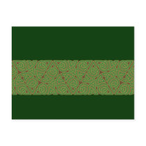 Arboreal Triangle Knot Band Postcard postcards