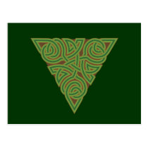 Arboreal Triangle Knot Postcard postcards