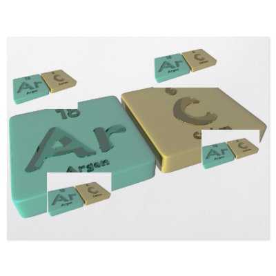 Arc as Ar Argon and C Carbon Personalized Letterhead by ChemicalWords