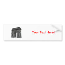 Arc de Triomphe: 3D Model: Bumper Stickers