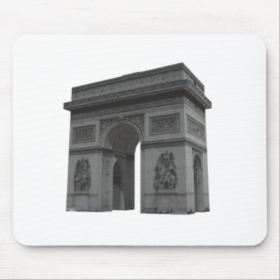 Arc de Triomphe: 3D Model: Mouse Mats by spiritswitchboard