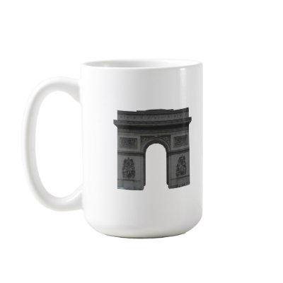 Arc de Triomphe: 3D Model: Coffee Mugs by spiritswitchboard
