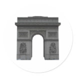 Arc de Triomphe: 3D Model: stickers