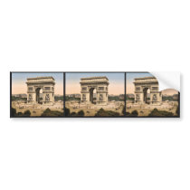 Arc de Triomphe, de l'Etoile, Paris, France classi Bumper Stickers