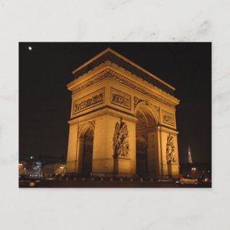 Arc de Triomphe Postcard postcard