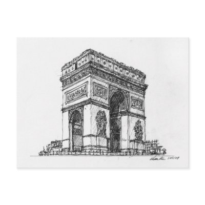 Arc de Triomphe Postcards by VWorks_Studios