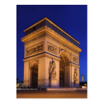 arc de triomphe postcard