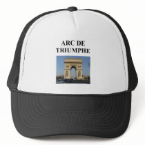 arc de triumphe paris france trucker hat