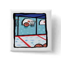 Arcade Basketball Pinback Buttons