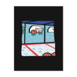 Arcade Basketball Postcard