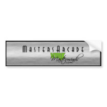 Arcade Bumper Sticker bumper stickers by MasterMinds Arcade Bumper Sticker bumper stickers