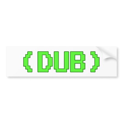 Arcade DUB shirt Bumper Stickers by dubsteptshirts