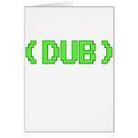 Arcade DUB shirt Greeting Cards