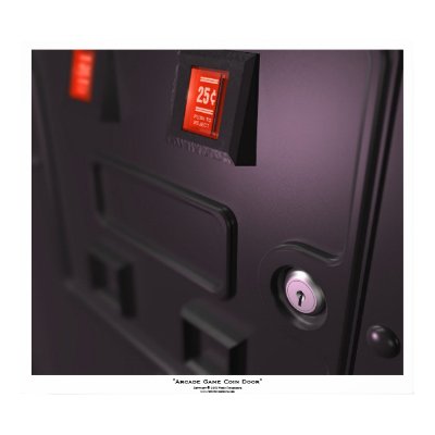 "Arcade Game Coin Door" Posters by Peter_Hirschberg
