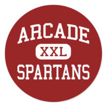 Arcade - Spartans - Middle - Sacramento California stickers by customteamsportswear Arcade - Spartans - Middle - Sacramento California stickers