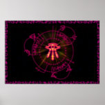 Arcane Circle Pink Print