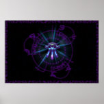 Arcane Circle Purple Posters