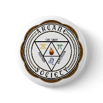 Arcane Society Button by ArcaneSociety Arcane Society Button