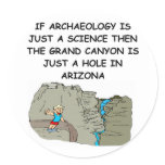 ARCGAEOLOGY ROUND STICKER
