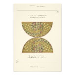 Arch Art Nouveau Vineyard Peacock Place Card Custom Announcement