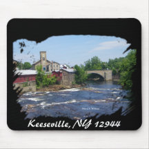Arch Bridge , Keeseville, NY 12944 Mousepad