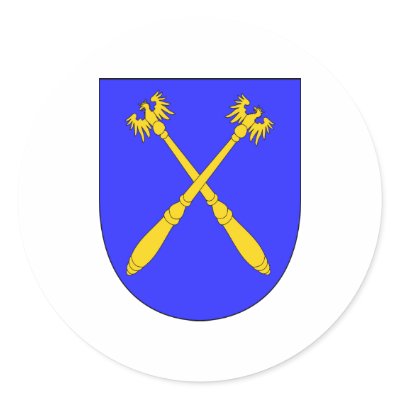 Arch Chamberlain Arms Official Holy Roman Empire Sticker by inquester