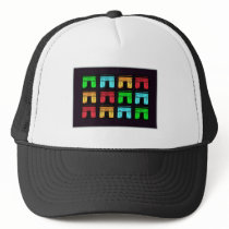 Arch De Triumph Collage Trucker Hats