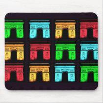 Arch De Triumph Collage Mouse Pad