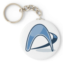 Arch Linux alt. Logo Keychain