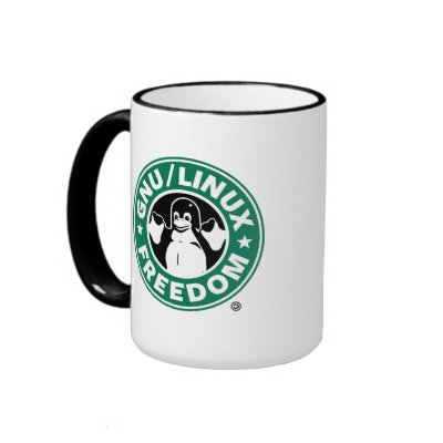Arch linux/GNU freedom mug by MatWue