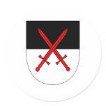 Arch-Marshal Coat of Arms Official Heraldry symbol Round Sticker