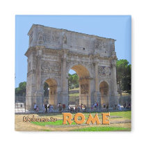 Arch of Constantine Rome Fridge Magnets