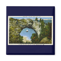 Arch Rock Mackinac Island, Michigan Fridge Magnets