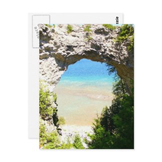 Arch Rock, Mackinac Island postcard