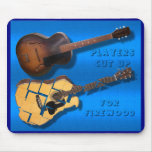 Arch top guitar -players-cut up -Flat top Guitars- Mousepads