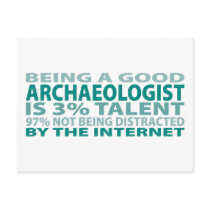 Archaeologist 3% Talent postcards by sciencewillprevail Archaeologist 3% Talent postcards
