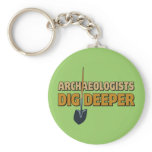 Archaeologist Dig Key Chains