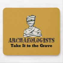 Archaeologist Grave Mouse Mat